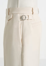 Auguste - Tailored Twill Bermuda Shorts - Cream