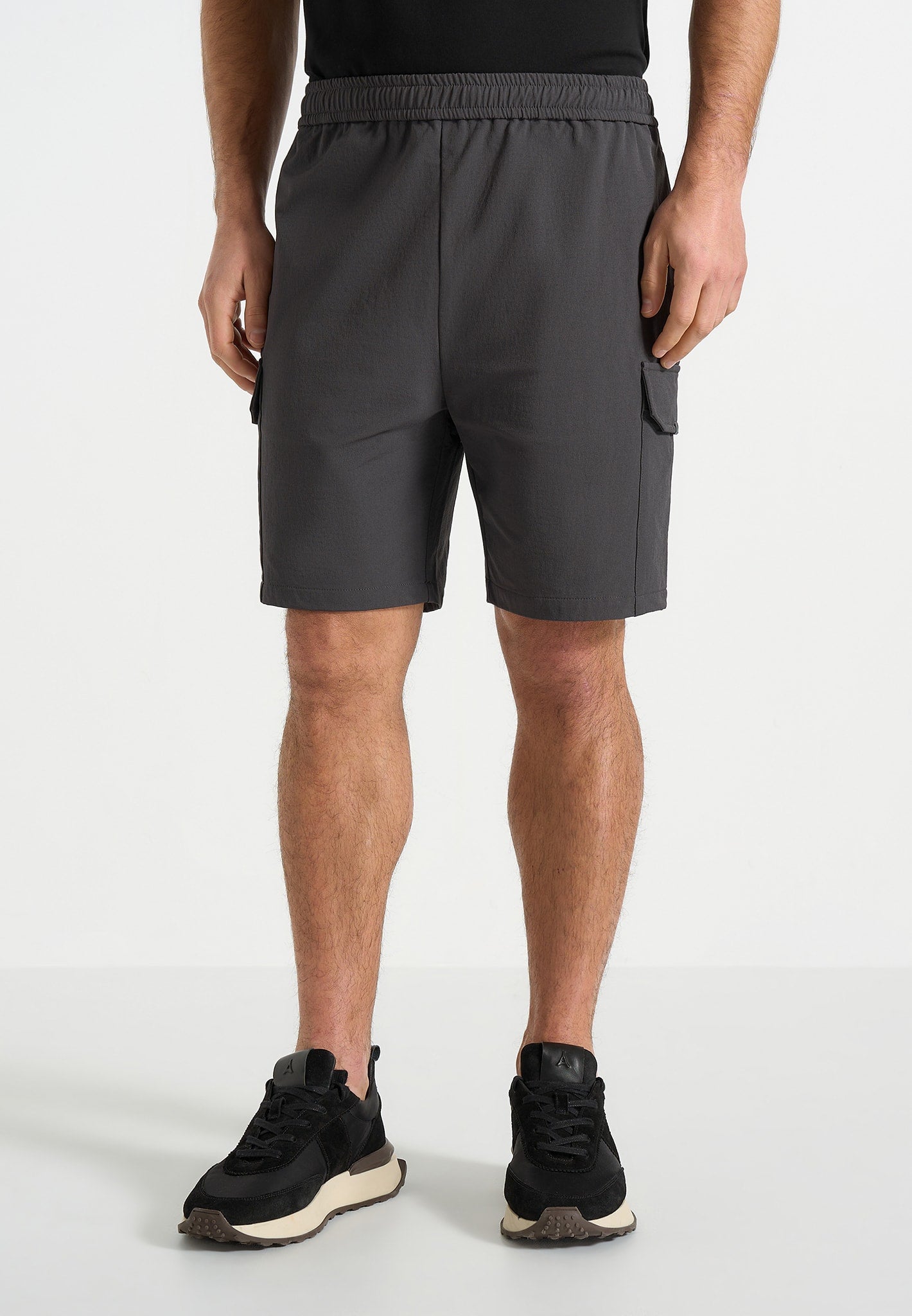 Dimitri - Technical Cargo Shorts - Charcoal 