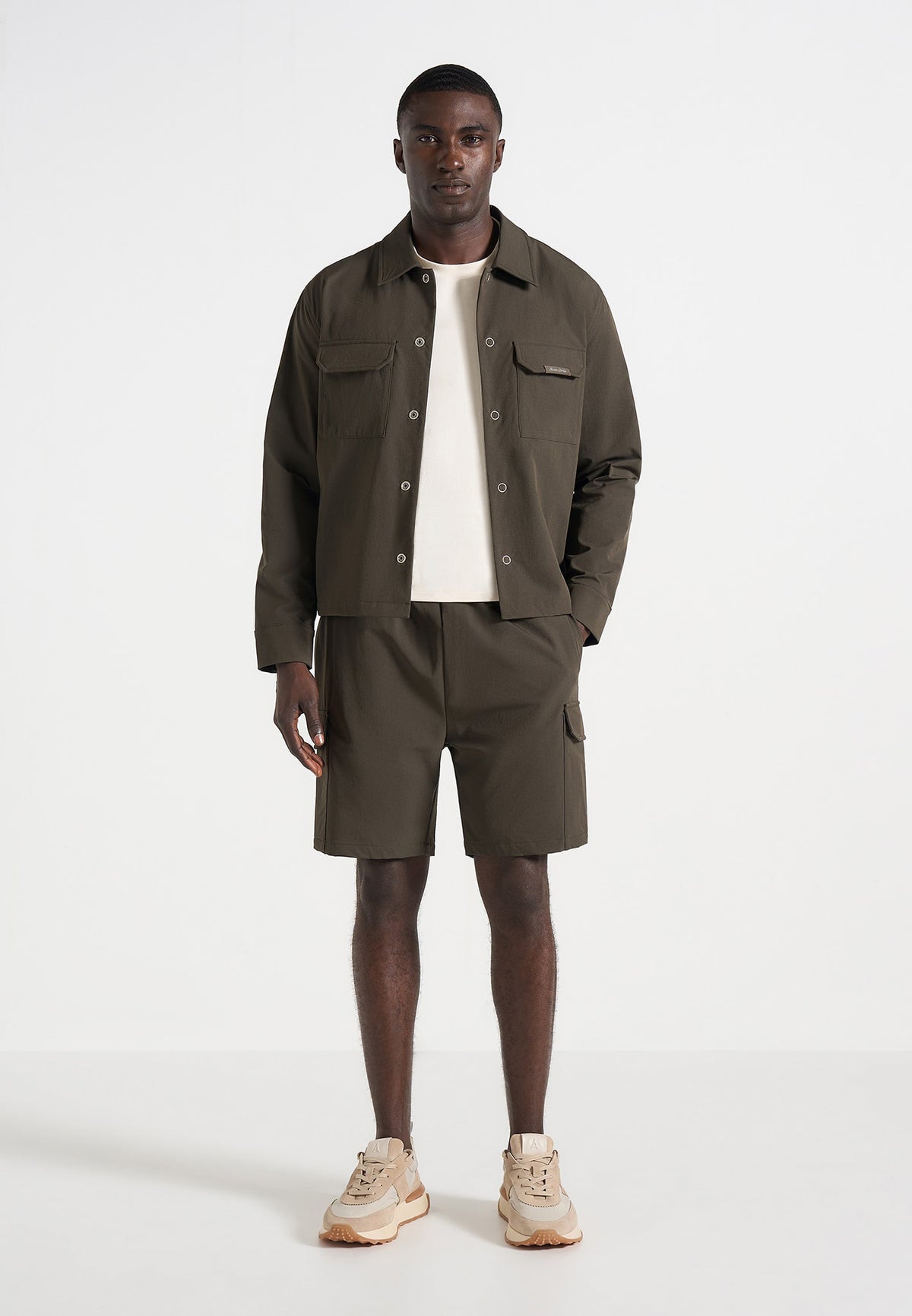 Dimitri - Technical Cargo Shorts - Olive