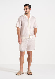 Jordan - Eiffel Monogram Shorts - Cream