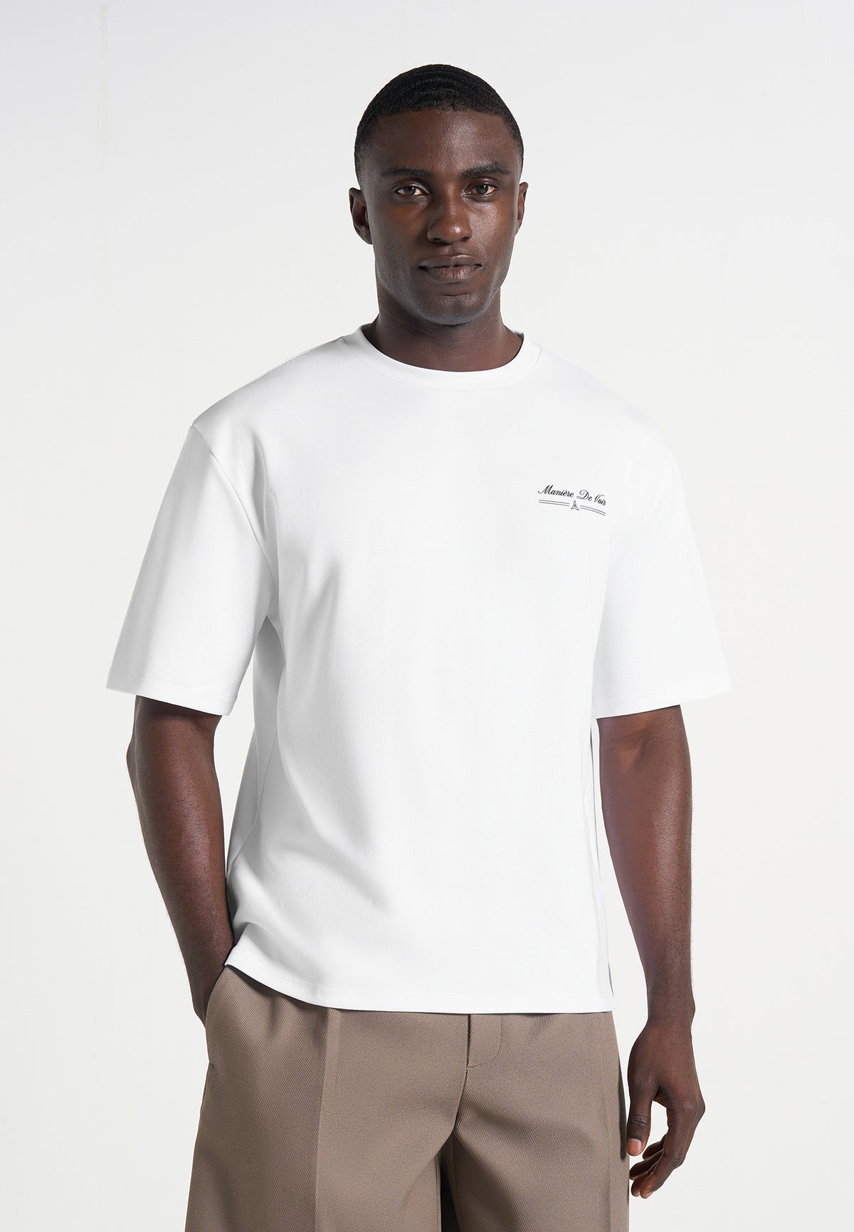Kian - Circuit De Monaco Cotton T-Shirt - White