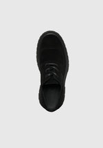 Rennes - Suede Derby Shoe - Black