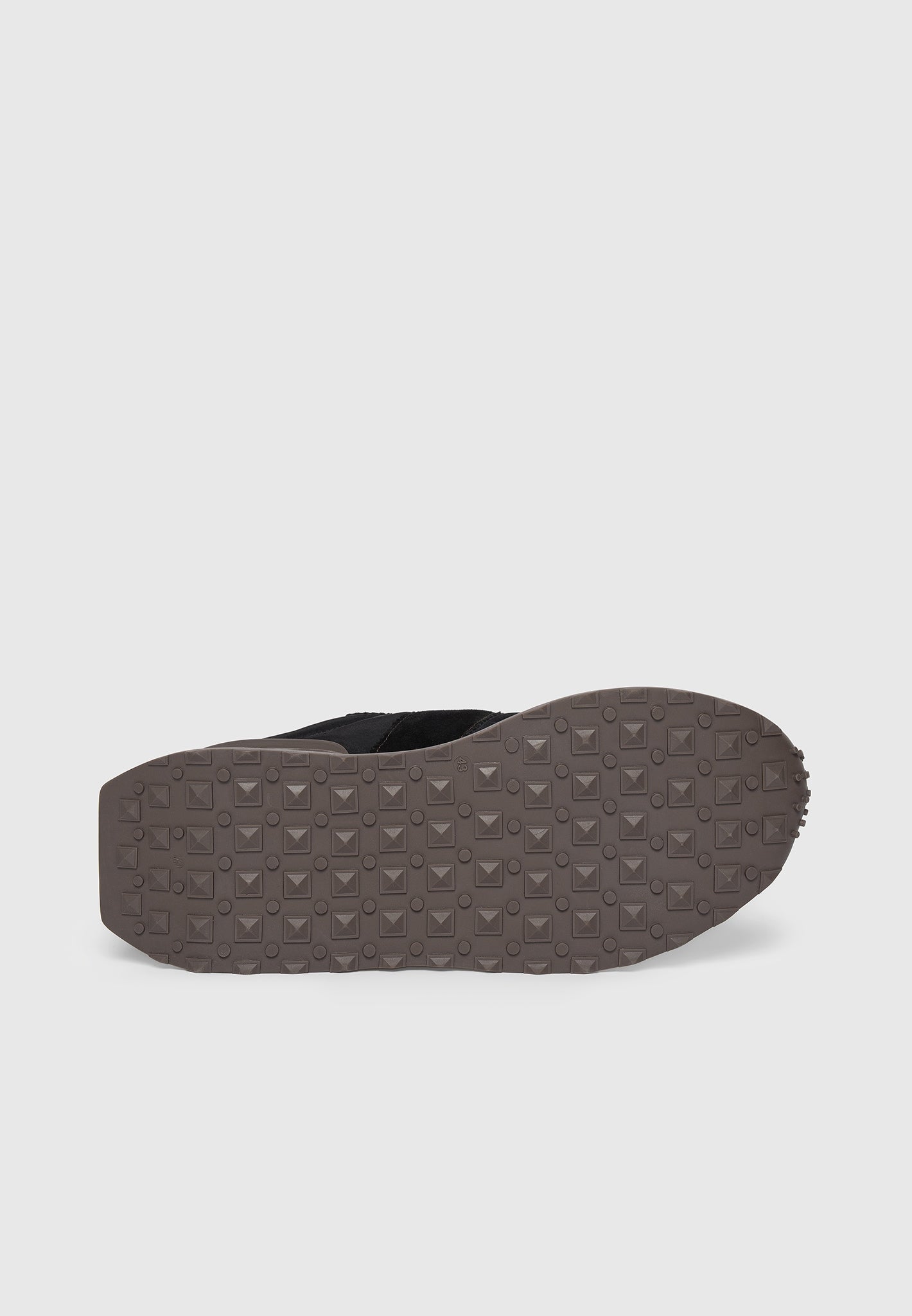 Monaco - Suede and Nylon Runner - Black