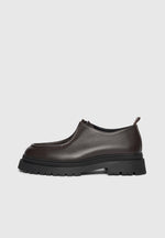 Lille - Leather Lace Up Shoes - Brown