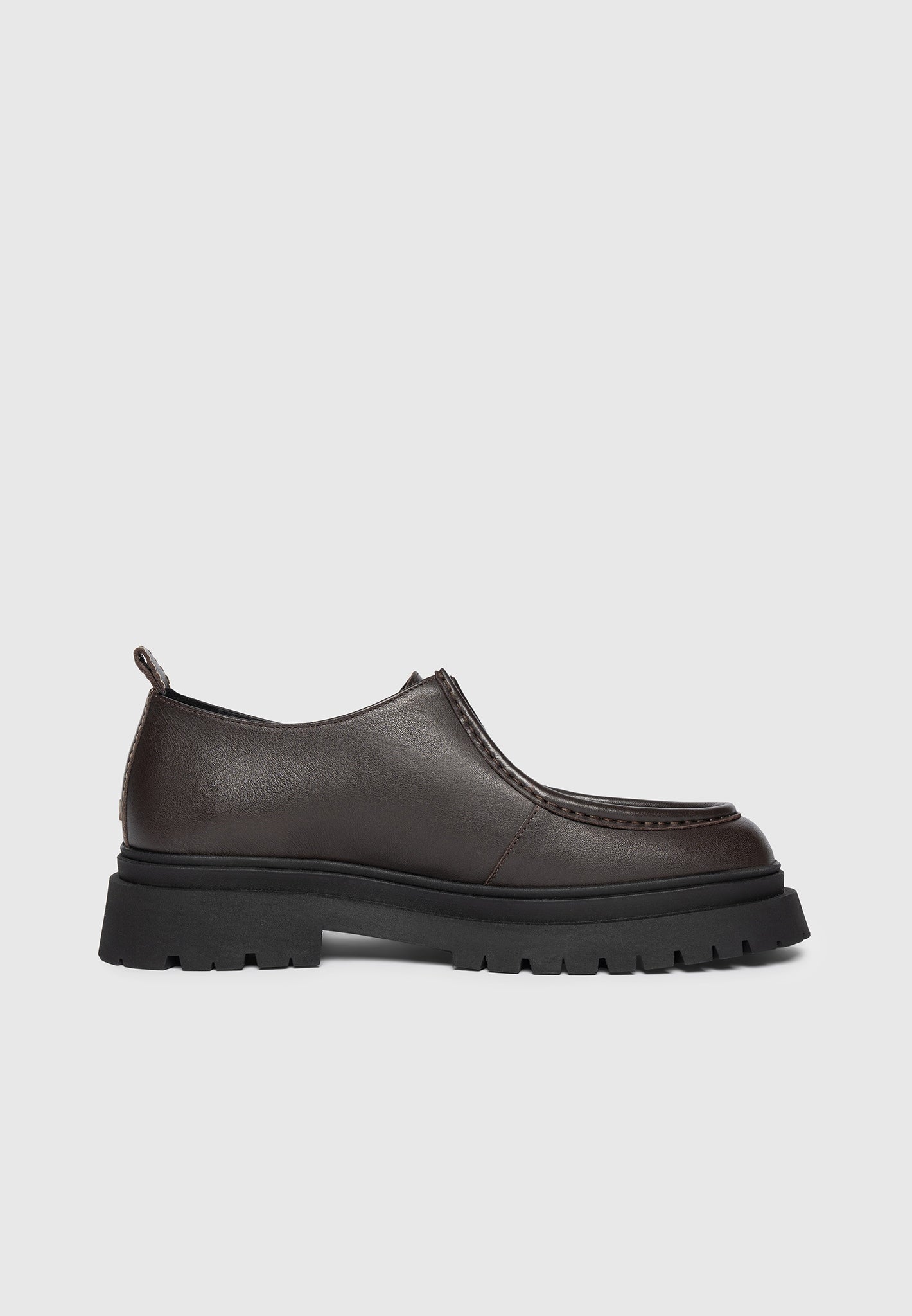 Lille - Leather Lace Up Shoes - Brown