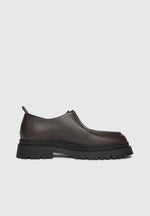 Lille - Leather Lace Up Shoes - Brown