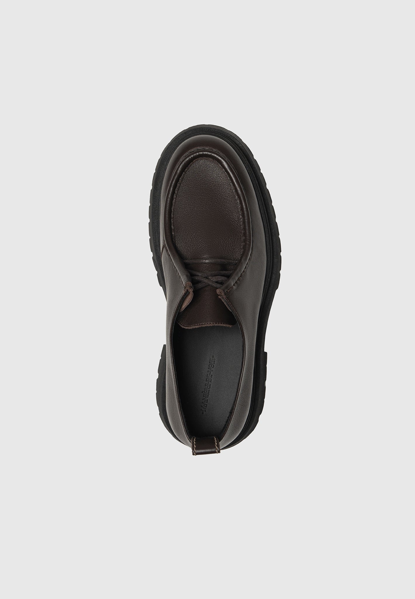 Lille - Leather Lace Up Shoes - Brown