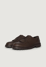 Fernand - Leather Fringe Derby Shoe - Brown