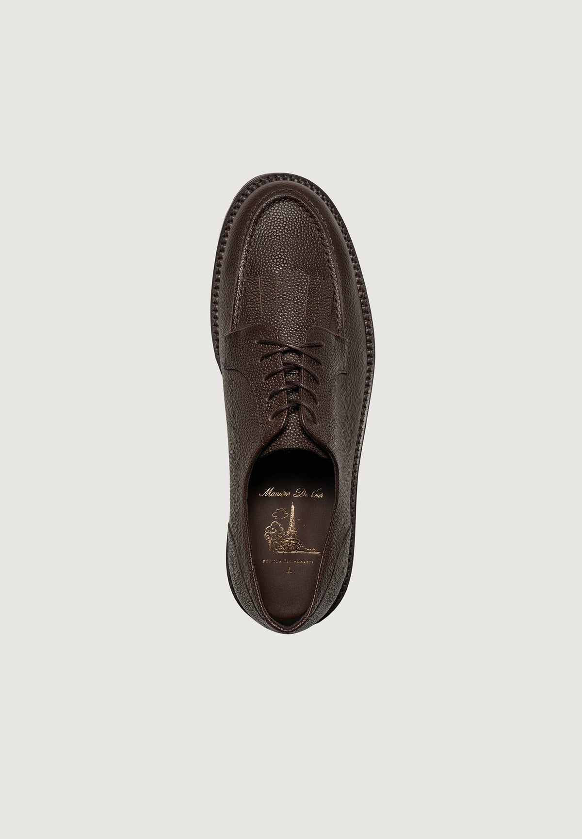 Fernand - Leather Fringe Derby Shoe - Brown