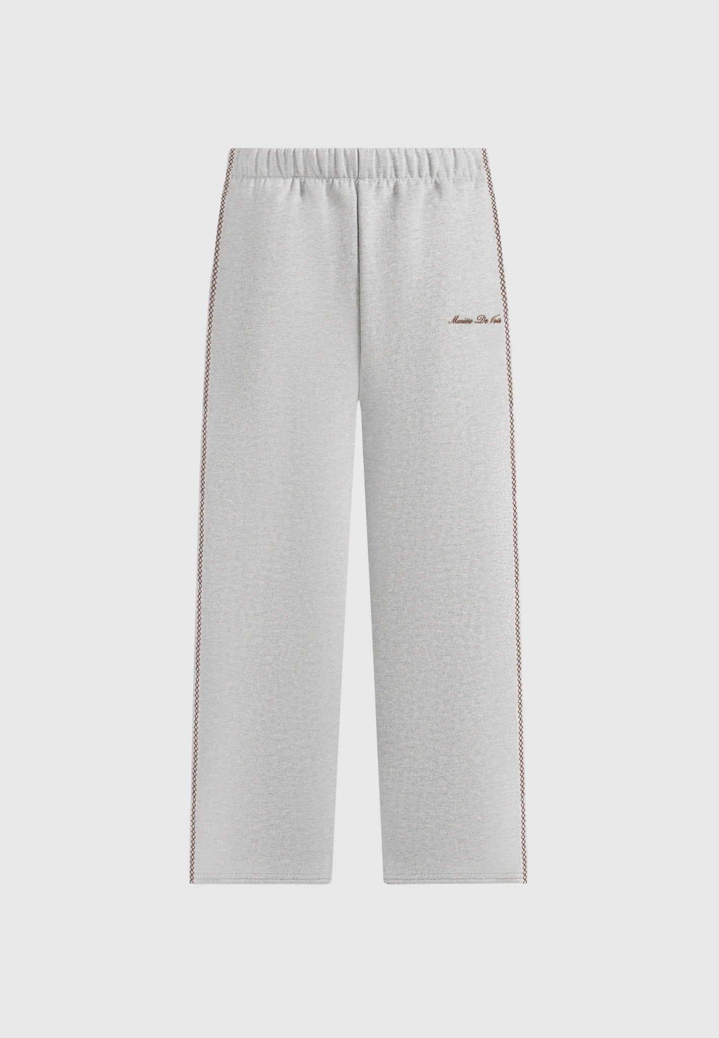 morgan-unisex-whipstitch-regular-joggers-light-grey