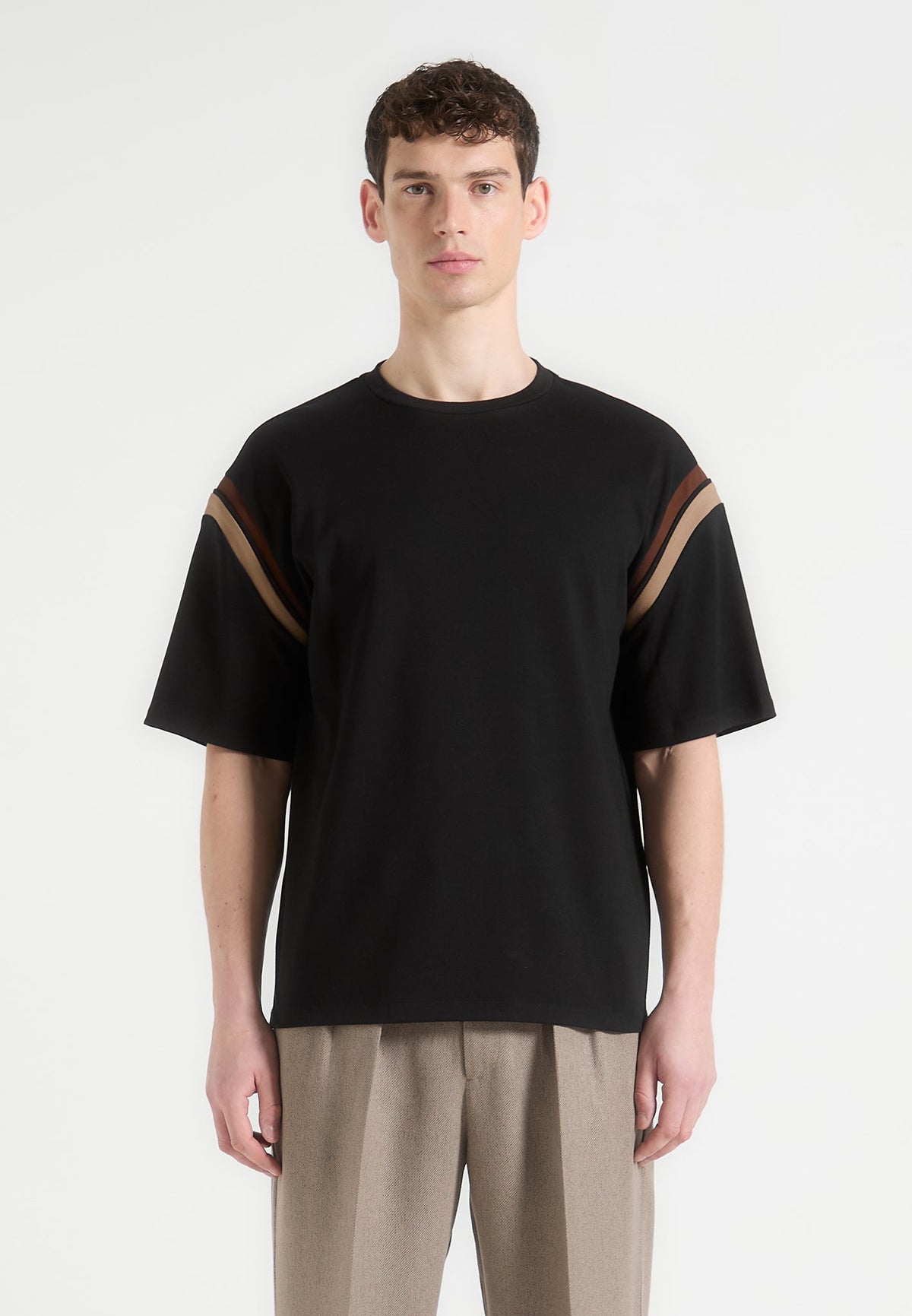 georges-varsity-cotton-t-shirt-black-taupe
