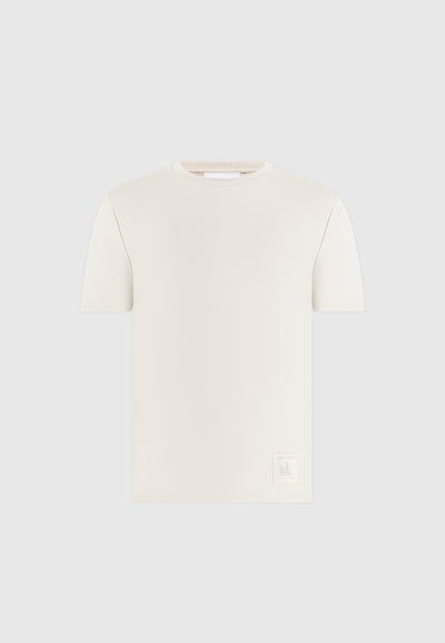 Matteo - Regular Fit Cotton T-Shirt - Cream