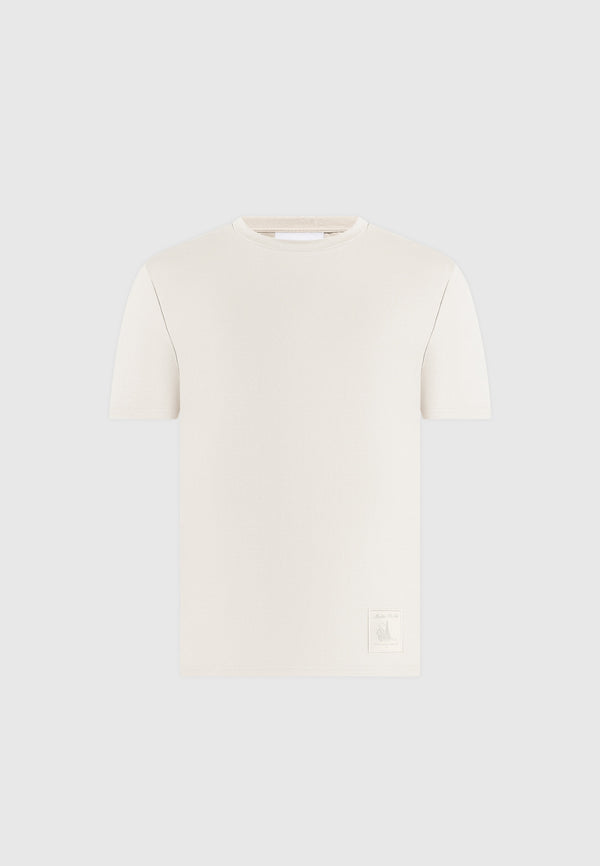 Matteo - Regular Fit Cotton T-Shirt - Cream
