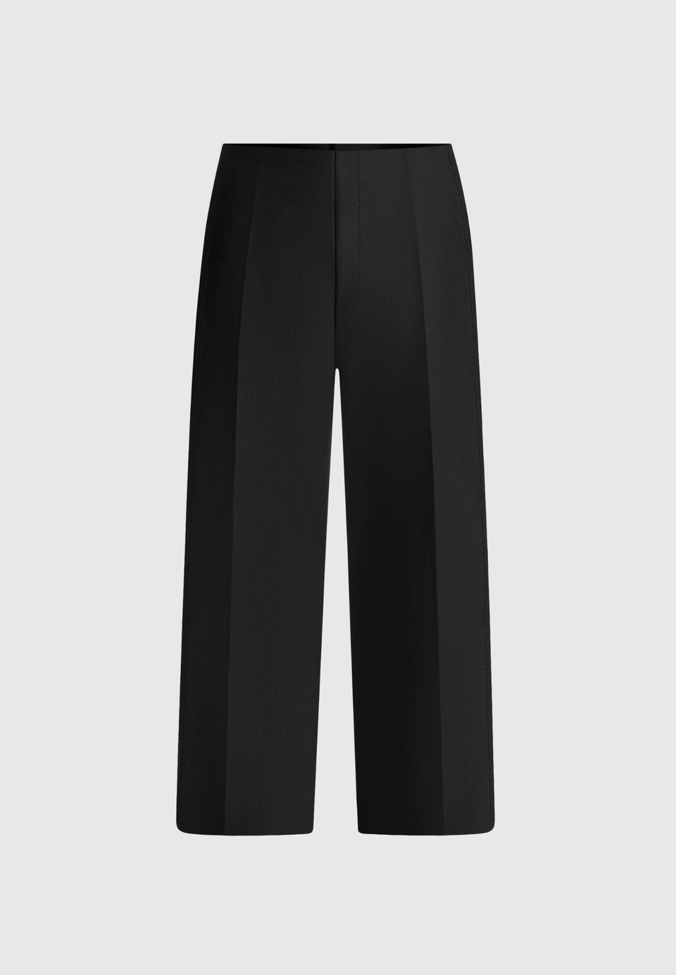 Henri - Foldover Trousers - Black