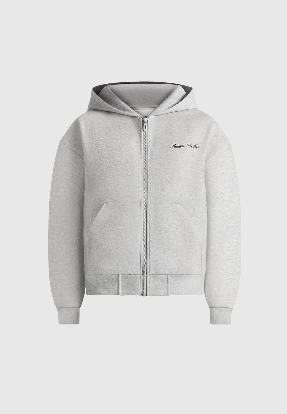 js002-unisex-signature-relaxed-fit-zip-hoodie-marl-grey