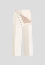 Henri - Foldover Trousers - Cream