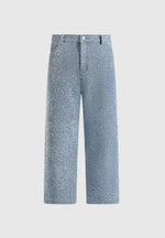 Arnault - Boucle Denim Relaxed Fit Jeans - Blue