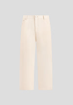 DN002 - Relaxed Fit Denim Jeans - Cream