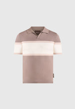 enzo-colour-block-polo-top-mushroom