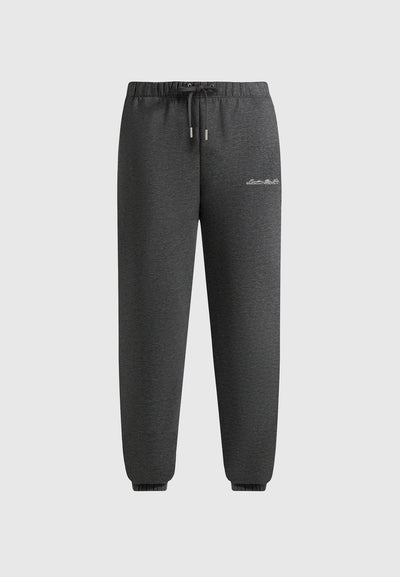 JS005 - Signature Regular Fit Cuffed Joggers - Charcoal Grey