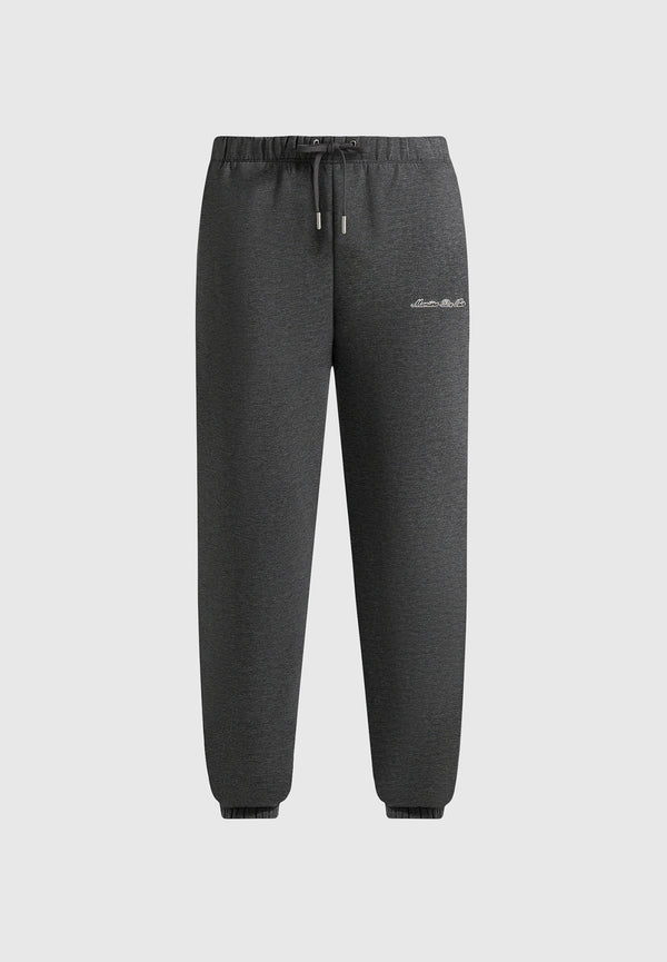 JS005 - Signature Regular Fit Cuffed Joggers - Charcoal Grey