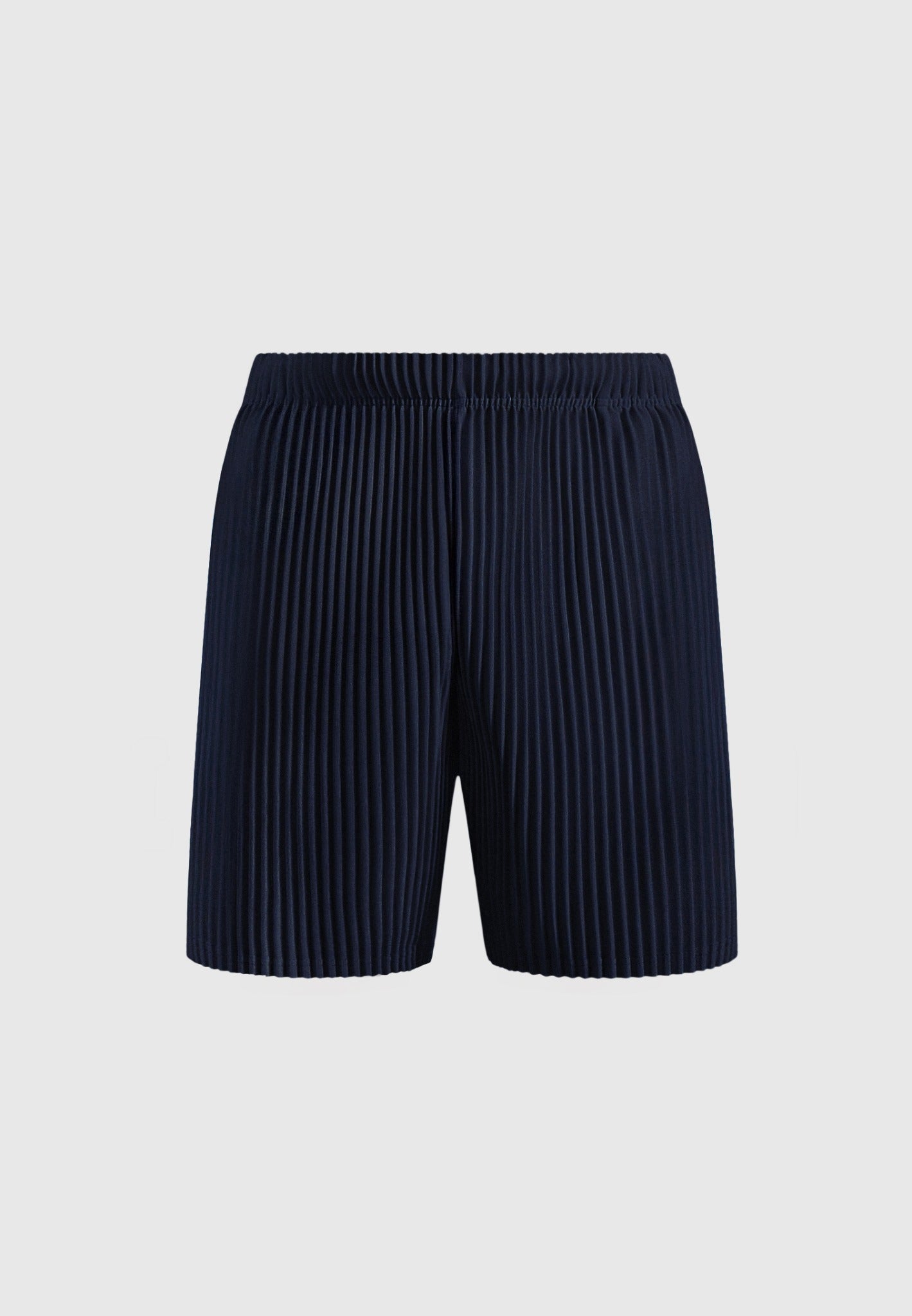 Drew - Pleated Shorts - Navy