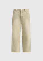 DN002 - Relaxed Fit Denim Jeans - Sage