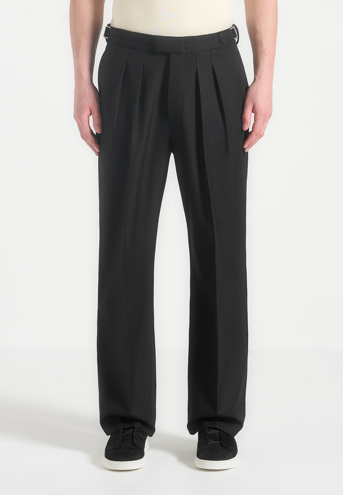 relaxed-fit-twin-pleat-tailored-trousers-black