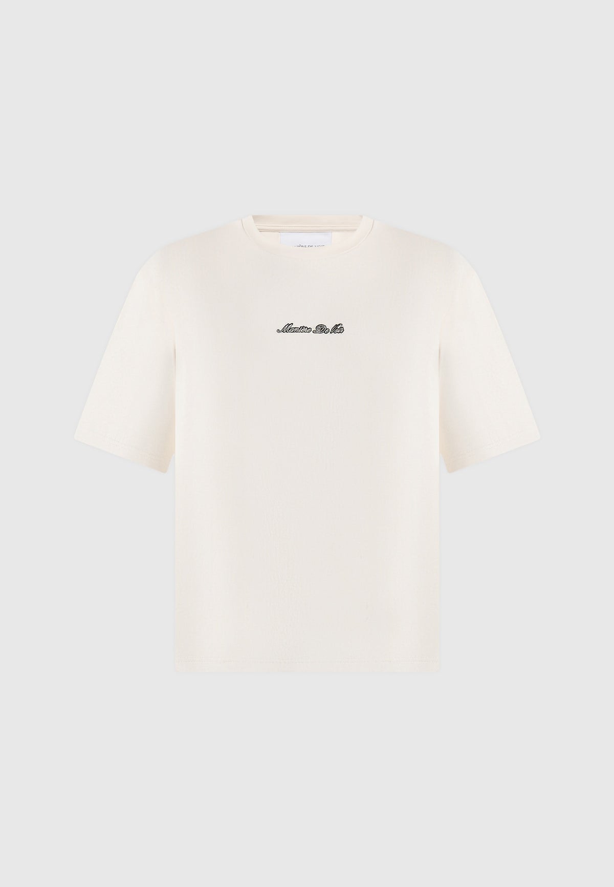 TS001 - Unisex Signature Relaxed Fit Cotton T-Shirt - Cream
