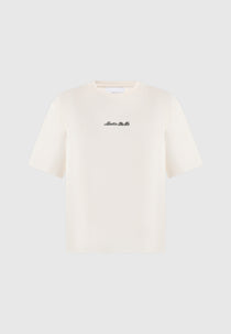 TS001 - Unisex Signature Relaxed Fit Cotton T-Shirt - Cream