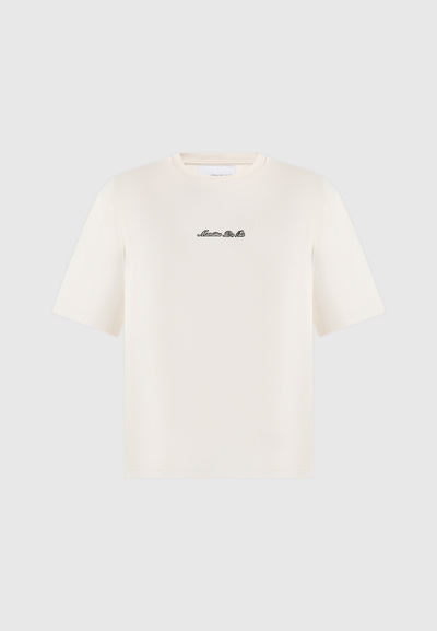 TS001 - Unisex Signature Relaxed Fit Cotton T-Shirt - Cream
