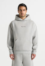 JS001 - Unisex Signature Relaxed Fit Hoodie - Grey Marl