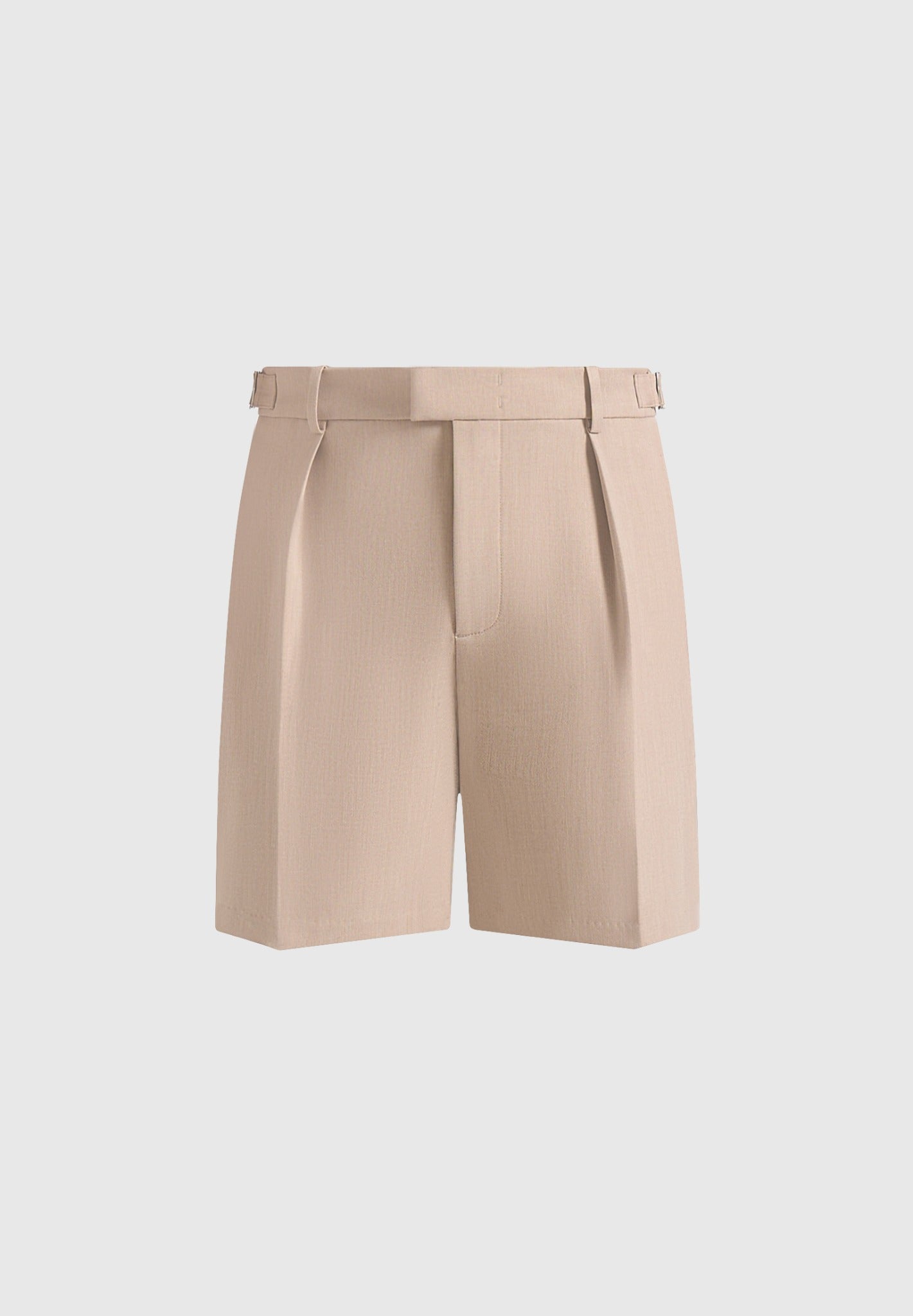 marin-tailored-pleated-shorts-beige