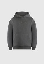 Ollie - Unisex Signature Relaxed Fit Hoodie - Charcoal Grey