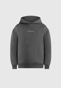 JS001 - Unisex Signature Relaxed Fit Hoodie - Charcoal Grey