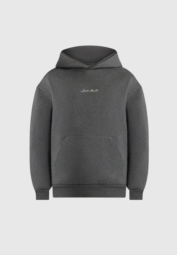 JS001 - Unisex Signature Relaxed Fit Hoodie - Charcoal Grey