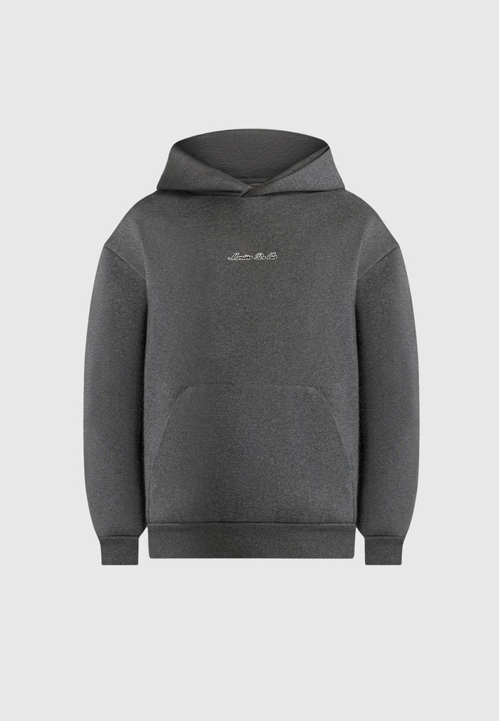 JS001 - Unisex Signature Relaxed Fit Hoodie - Charcoal Grey