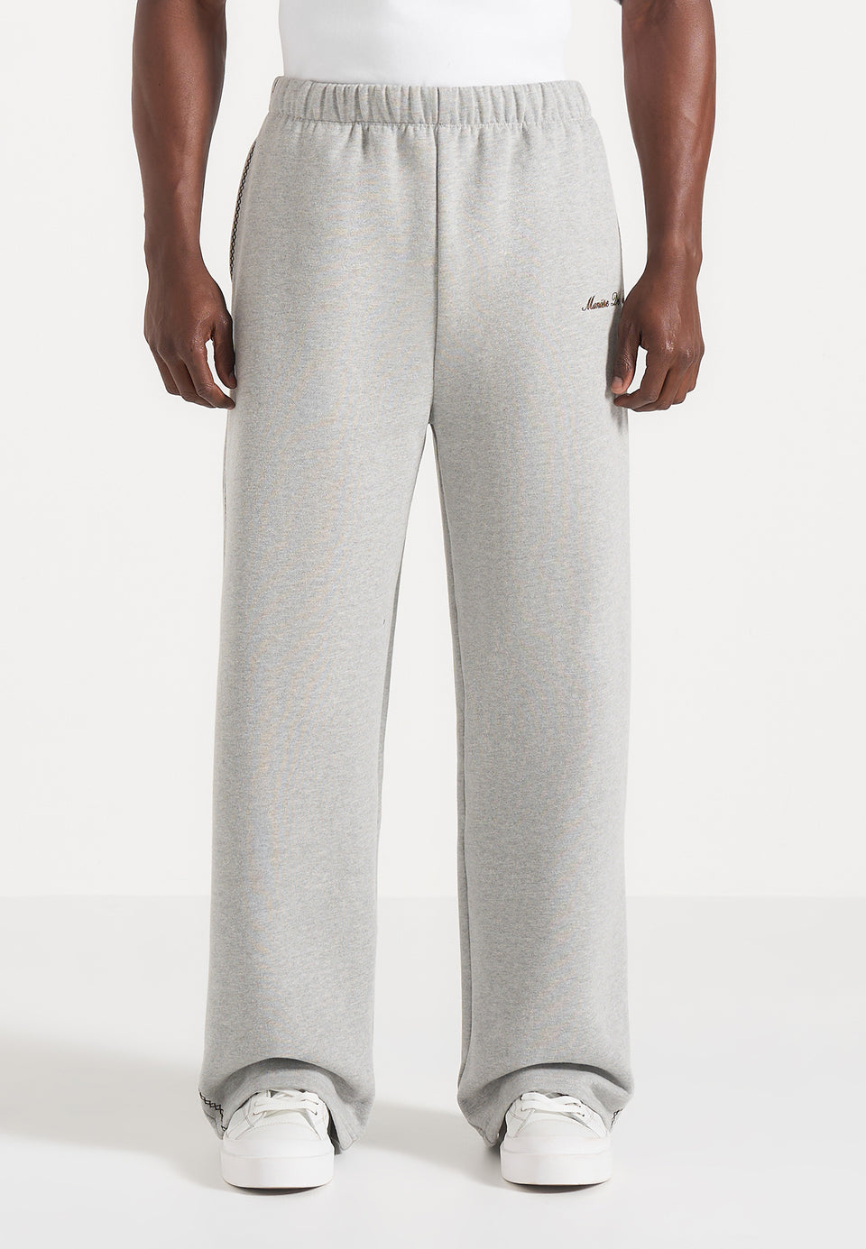 morgan-unisex-whipstitch-regular-joggers-light-grey