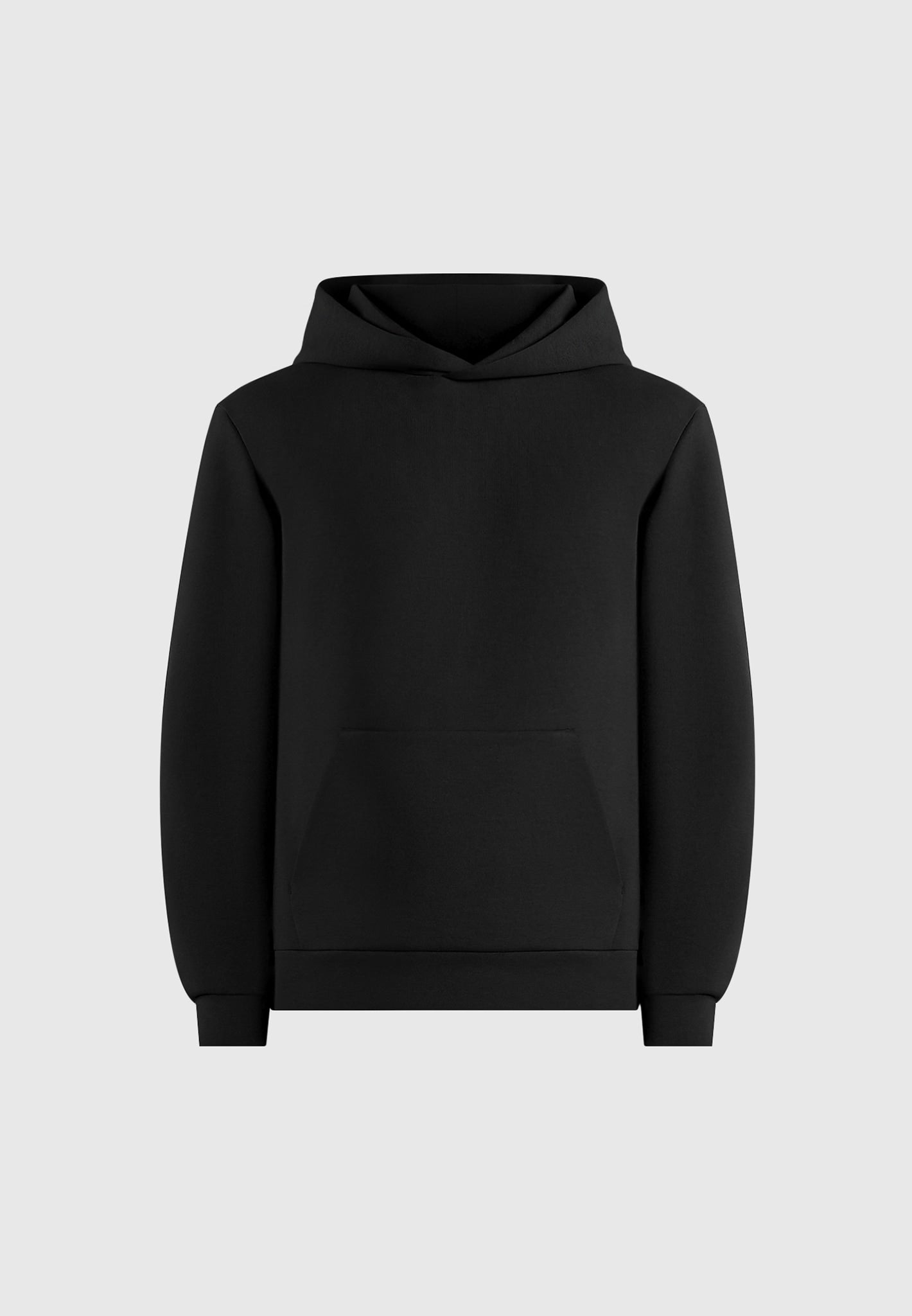 js007-neoprene-minimal-regular-fit-hoodie-black