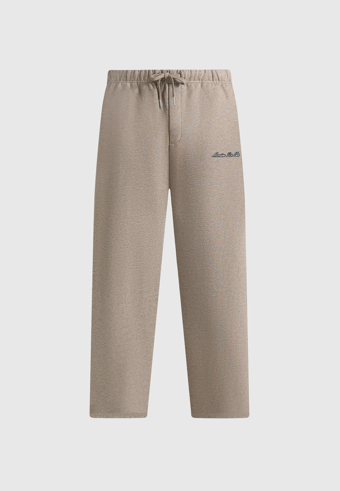 JS003 - Unisex Signature Wide Leg Joggers - Taupe