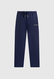 JS003 - Unisex Signature Wide Leg Joggers - Navy