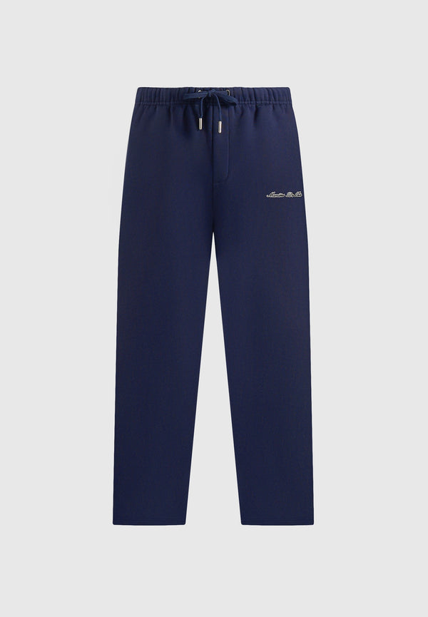 JS003 - Unisex Signature Wide Leg Joggers - Navy