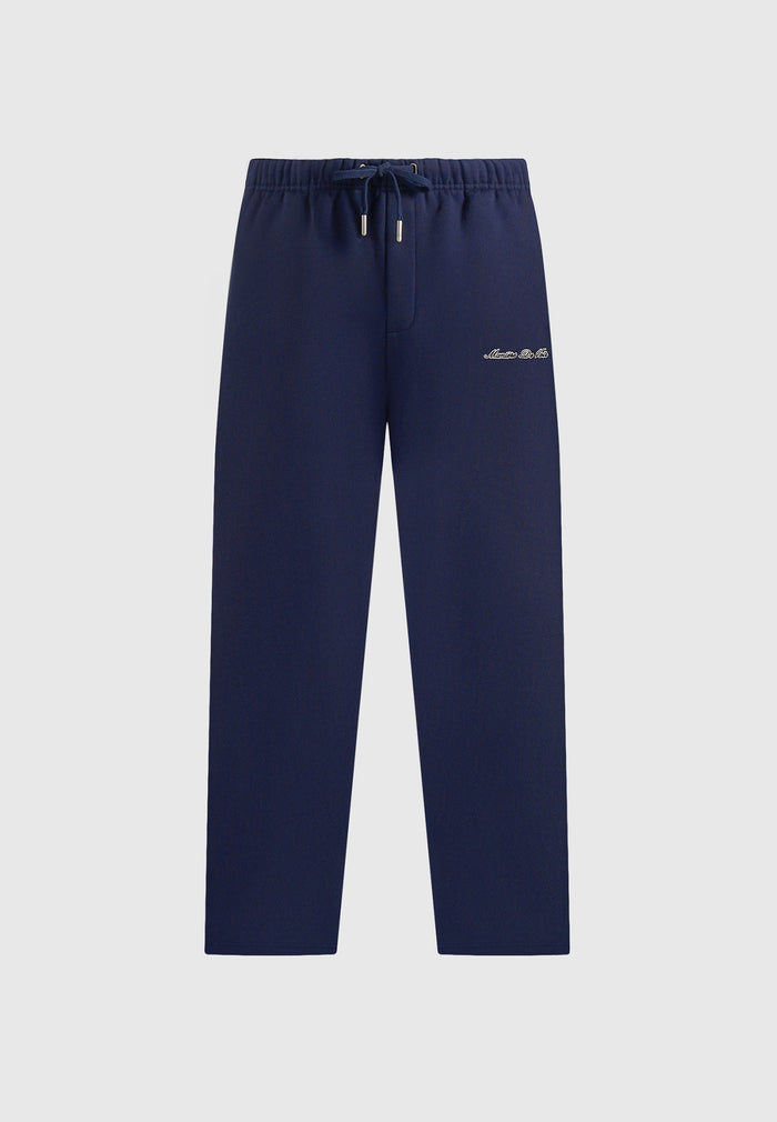 JS003 - Unisex Signature Wide Leg Joggers - Navy