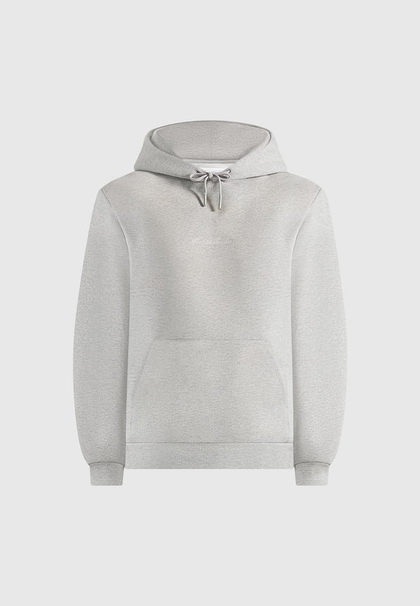 JS004 - Signature Regular Fit Hoodie - Marl Grey