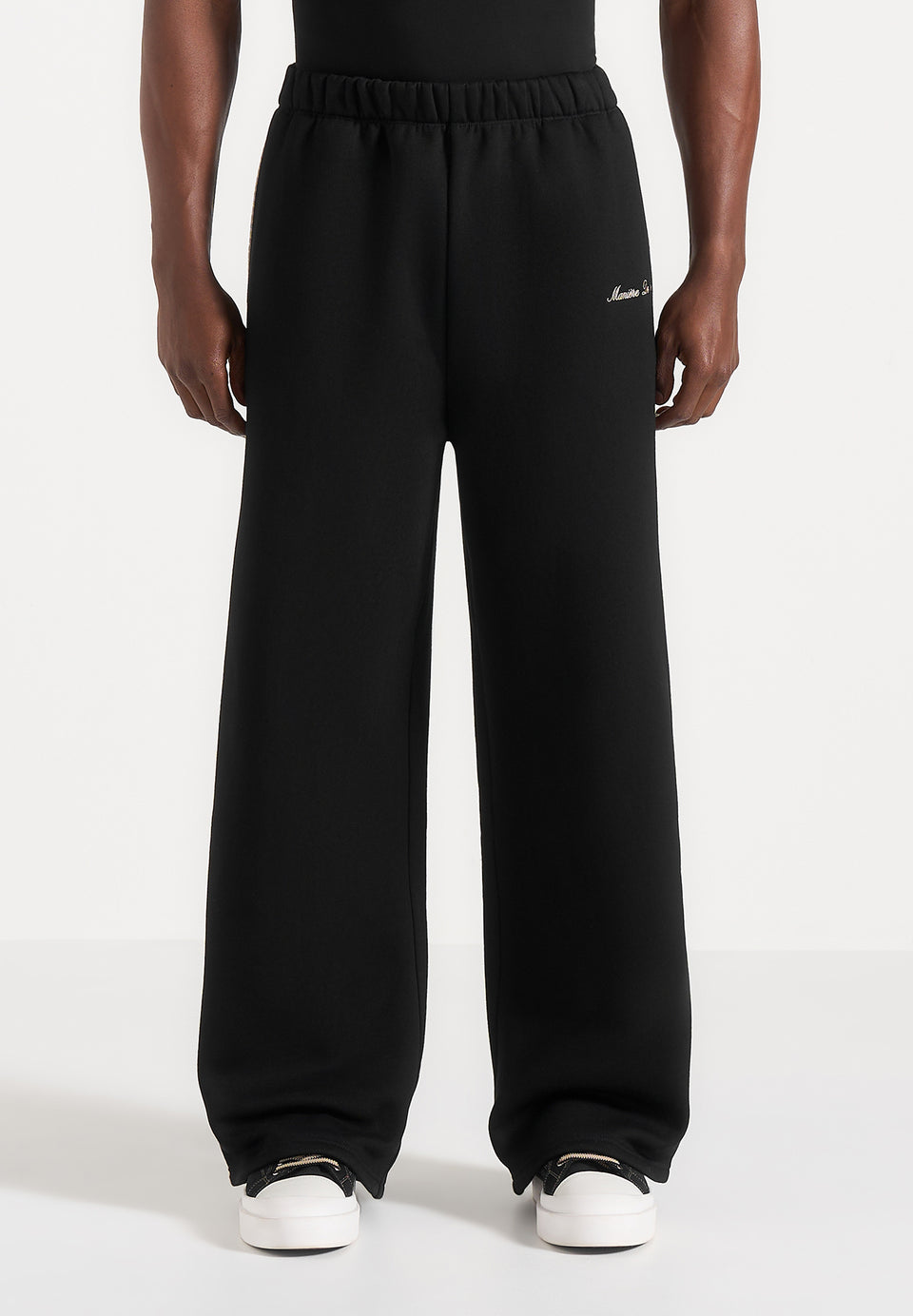 morgan-unisex-whipstitch-regular-joggers-black