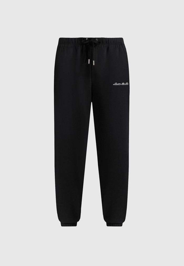 JS005 - Signature Regular Fit Cuffed Joggers - Black