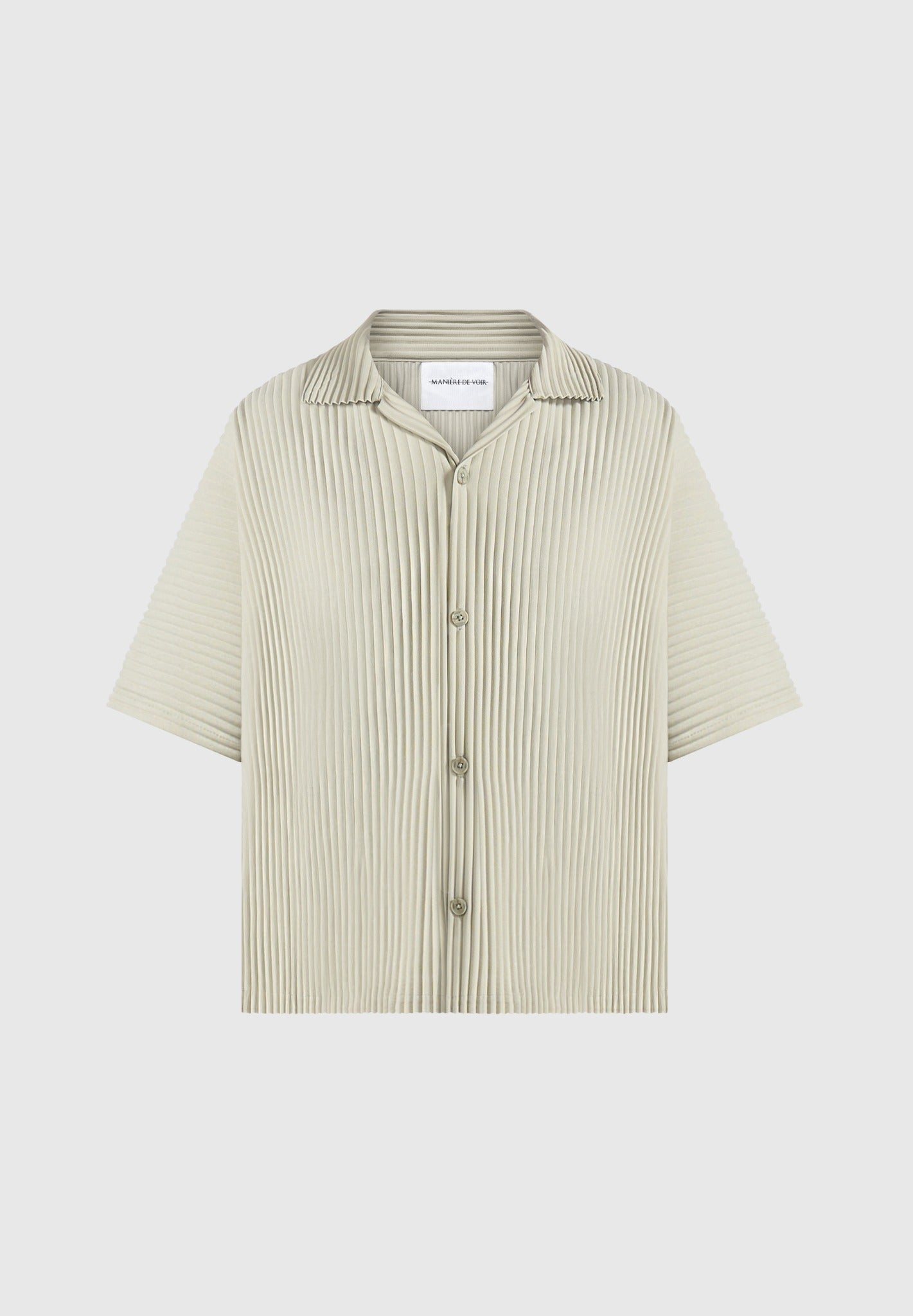 Justin - Pleated Boxy Shirt - Sage