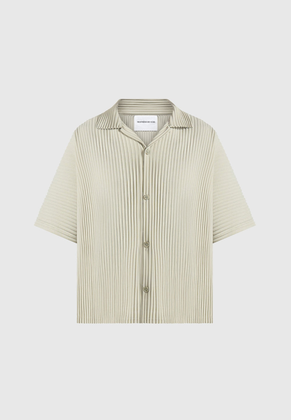 Justin - Pleated Boxy Shirt - Sage