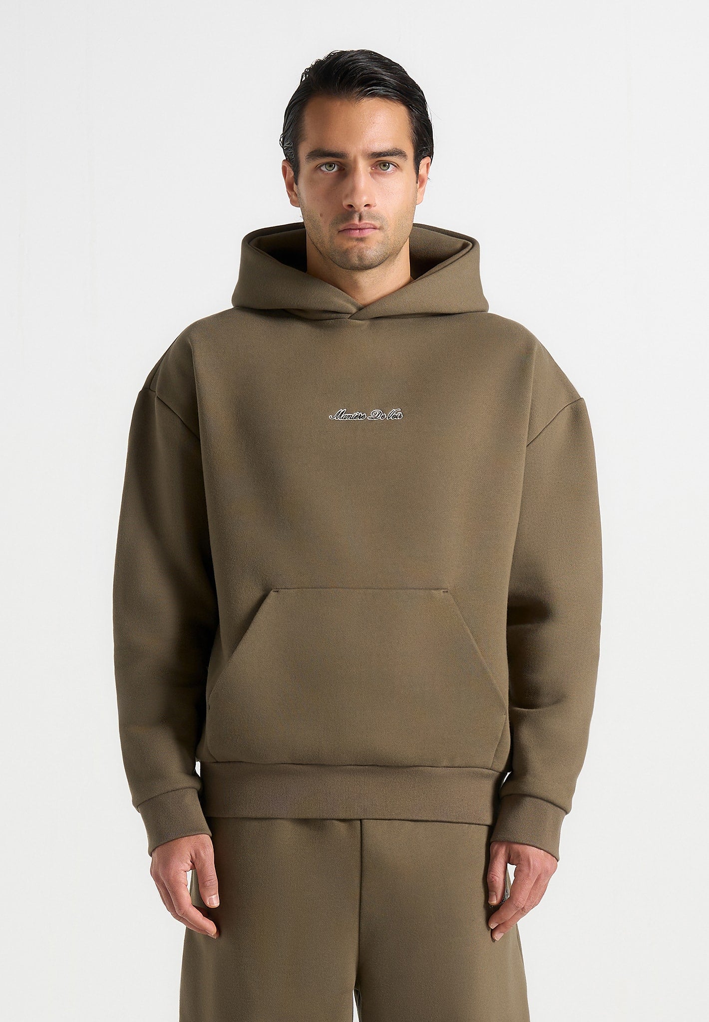 JS001 - Unisex Signature Relaxed Fit Hoodie - Olive