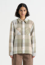 Rune - Unisex Check Overshirt - Sage
